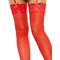 Панчохи з мереживом One Size Alix Leg Avenue, червоні