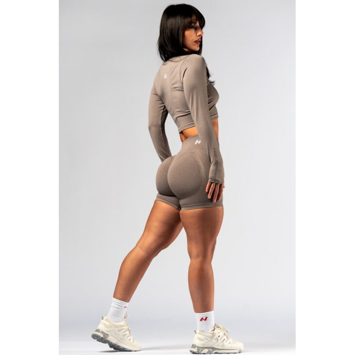 Топ Nebbia Seamless Long-Sleeve Top POWER Light Brown ASH 892