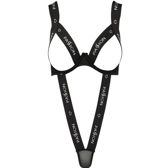 Боди с открытой грудью Kyouka Passion, черное, S/M