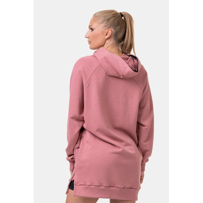 ХУДІ EVERYDAY HERO LONG SWEATSHIRT WITH A HOODIE OLD ROSE 580 Roze