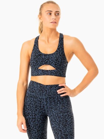 Топ Rotation Sports Bra - Navy Leopard