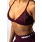 Топ Nebbia Medium-Support Sports Bra TWIST-KNOT Dark Red 423