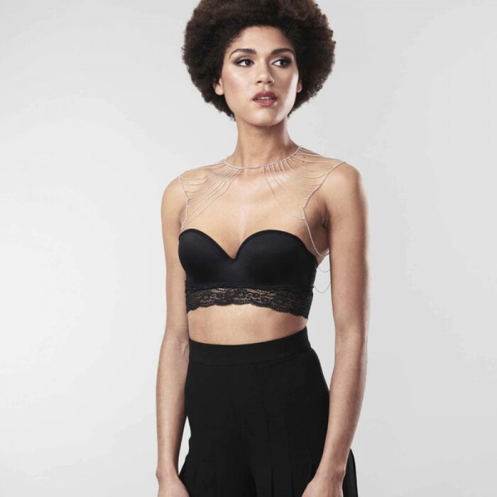 Цепочка на плечи Bijoux Indiscrets серебристая