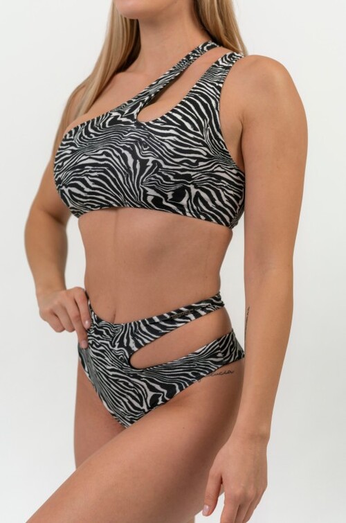 Купальний топ Nebbia SÃO GONÇALO bikini top Zebra White 764
