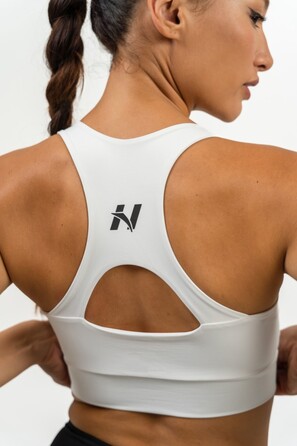 Топ Medium-Support Racerback Sports Bra AGILE White 471