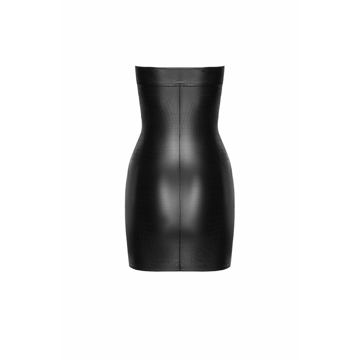 Плаття, F317 Noir Handmade крокодиля шкіра, мокрий ефект, чорне, розмір M