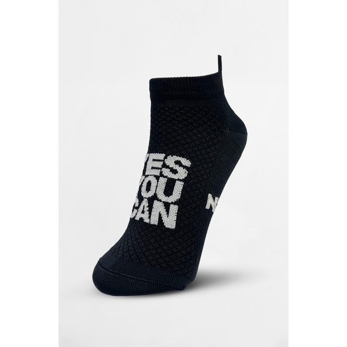 Шкарпетки NEBBIA 'HI-TECH' Ankle Socks YES YOU CAN Black 122