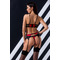 Комплект белья с поясом для чулков SCARLET SET red S/M - Passion
