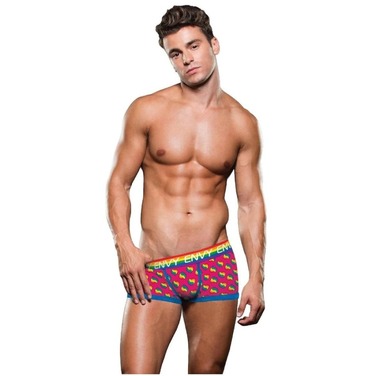 Трусы-боксеры мужские Envy Menswear Rainbow Hearts разноцветные, M/L