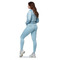 Спортивна кофта GorillaWear Vici Jacket синя з капюшоном та блискавкою