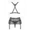 Комплект Obsessive Chiccanta 3 pcs set black S/M
