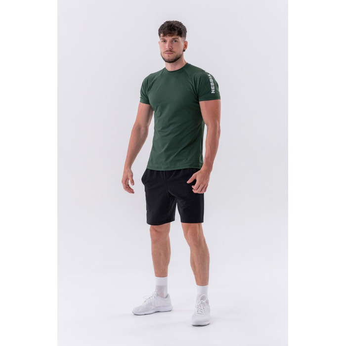 Футболка Sporty Fit T-shirt 'Essentials” Dark Green 326