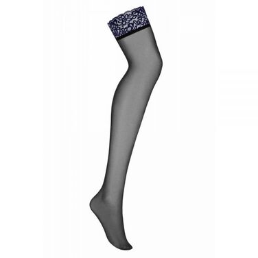 Панчохи Obsessive Drimera stockings blue S / M