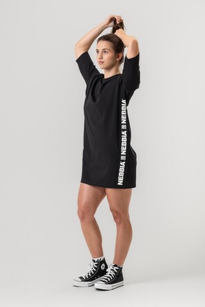 Плаття Oversized T-Shirt Dress NEBBIA CLUB Black 594