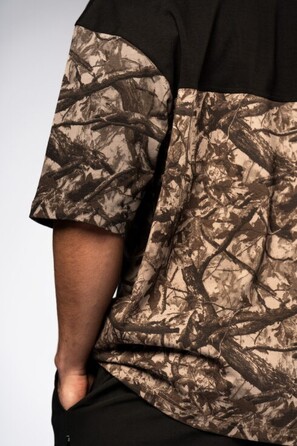 Футболка Nebbia Oversized Tee POWER Light Brown Camo 898