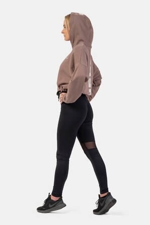 ХУДІ LOOSE FIT CROP HOODIE ICONIC BROWN 421