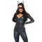 Костюм кішки Wicked Kitty Leg Avenue розмір L, 4 предмети, чорний