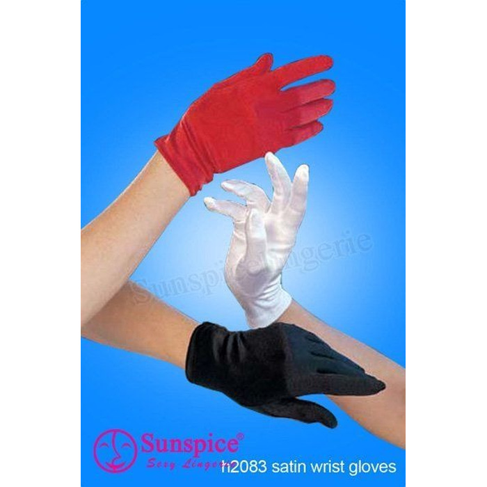 Сексуальные перчатки короткие Sunspice черные