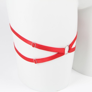 Комплект белья с лифом-бантом Star Night, красный, M-L