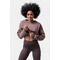 ТОЛСТОВКА Nebbia LOOSE FIT SWEATSHIRT 'FEELING GOOD' BROWN 420