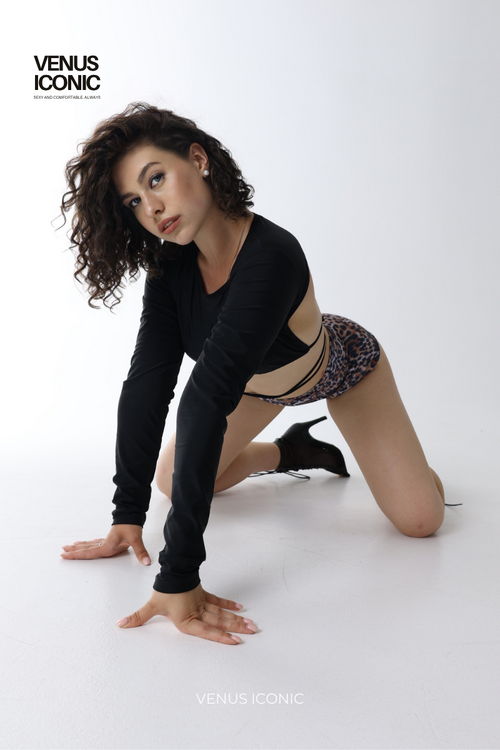 Болеро Venus Iconic MUSE: Топ для Pole Dance из бифлекса с открытой спиной