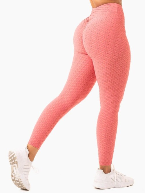 Леггинсы Optic Scrunch Bum Leggings - Lipstick Pink