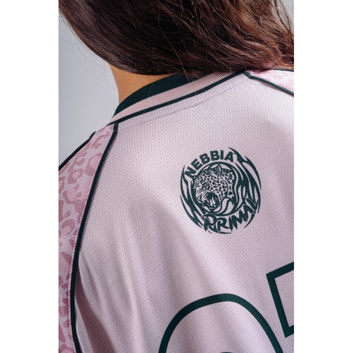 Футболка Nebbia Oversized T-Shirt '97 PRIMAL Pink Leopard 862