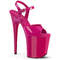 Босоніжки Pleaser Flamingo-809 на підборах 8 дюймів, босоніжки з ремінцем на щиколотці 4 дюйми, рожеві
