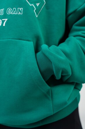 Худі Nebbia Branded Oversized Hoodie Gym Rat Green 256