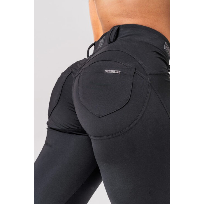 Штани Nebbia Bubble Butt Flared Pants 2.0 POWER LIFT Black 308