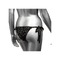 Трусики зі стразами на зав'язках CalExotics Radiance Side-Tie Panties, чорні, One size