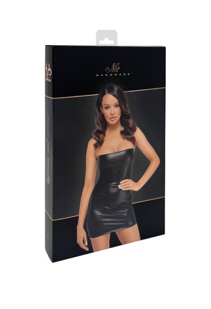 Плаття, F317 Noir Handmade крокодиля шкіра, мокрий ефект, чорне, розмір S