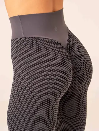 Леггинсы Ryderwear Honeycomb Scrunch Seamless Leggings - Charcoal