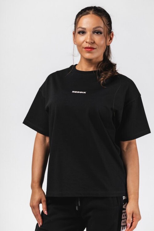Футболка Nebbia Oversized Tee RESET Black 491