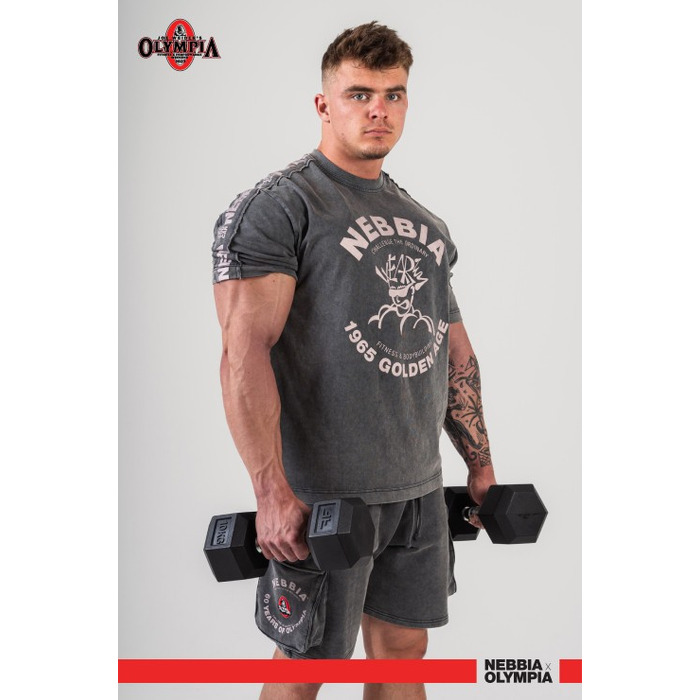 Футболка Nebbia Washed Oversized T-Shirt GOLDEN AGE Black 790