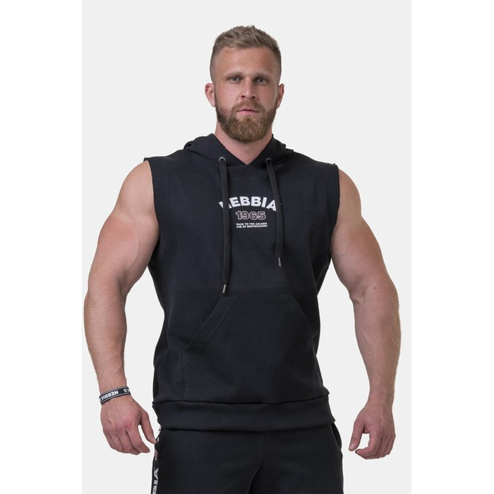 Безрукавка Nebbia Golden Era Hoodie Ragtop Black 197