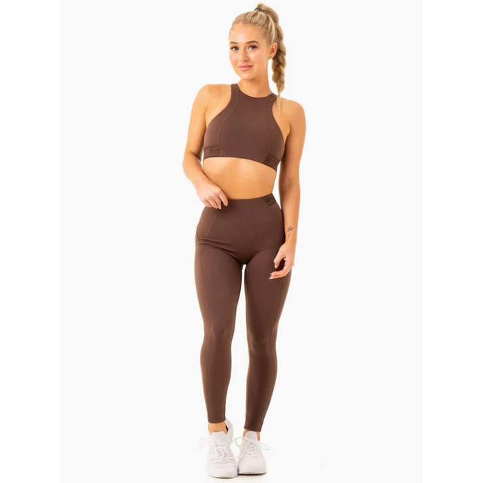 Легінси Level Up High Waisted Scrunch Leggings - Chocolate