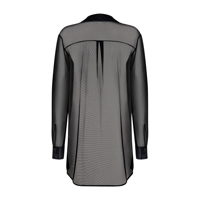 Сексуальный халат-рубашка Obsessive Stellya babydoll black M/L