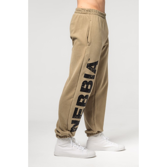 Штани Nebbia Gym Sweatpants Baggy Style GYM BRO Green 365