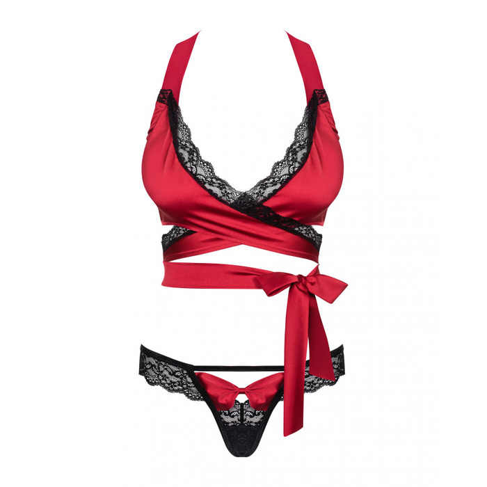 Комплект кружевной Obsessive Sensuelia S/M