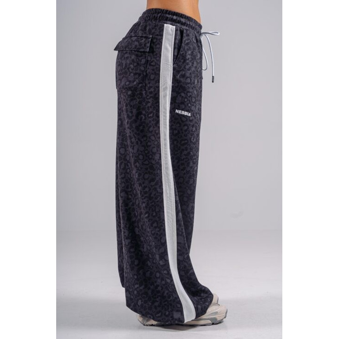 Штани Nebbia Baggy Leopard Sweatpants PRIMAL Black Leopard 865