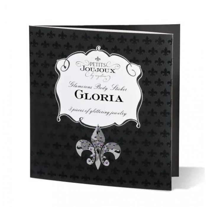 Украшения для груди и бикини со стразами Gloria Petits Joujoux, красные