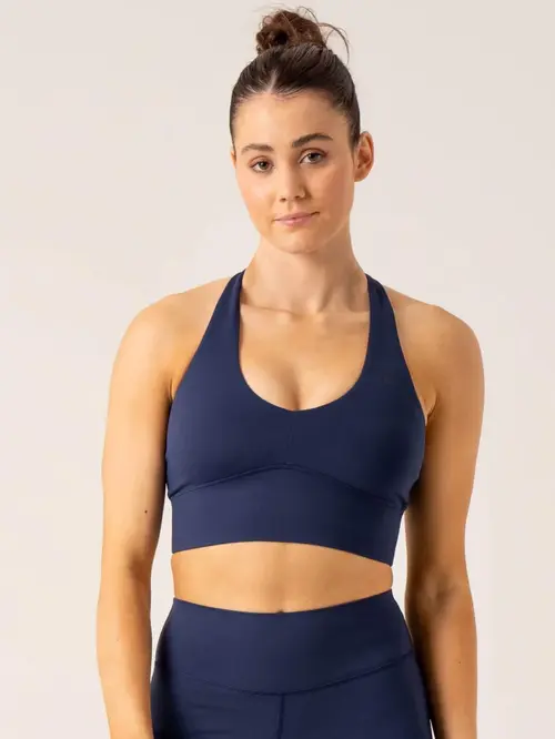 Топ Ryderwear NKD Arch Halter Sports Bra - Navy