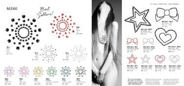 Прикраса для грудей MIMI зі стразами, Bijoux Indiscrets