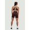 Шорты Nebbia High waisted leggings shorts 9″ FIT&amp;SMART Dark Brown 575