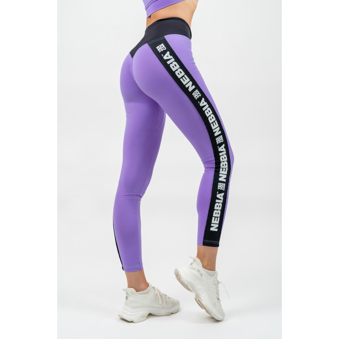 Легінси Nebbia High Waisted Side Stripe Leggings Iconic Lila 209 Lilac