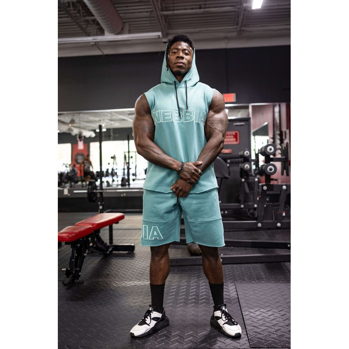 Шорти Nebbia Gym Sweatshorts STAGE-READY Green 713