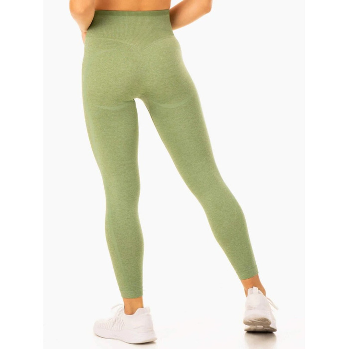 Леггинсы Excel Seamless High Waisted Leggings - Moss Green Marl