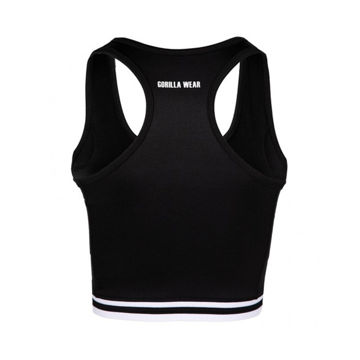 Топ GW Mesa Zip Front Crop Top Black