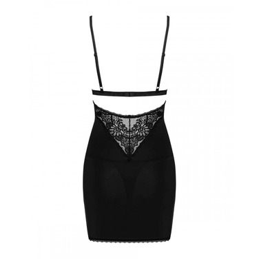 Пеньюар и стринги Obssesive Maderris chemise & thong XS/S